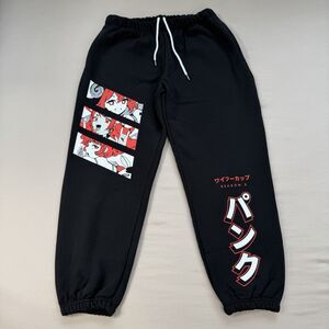 NEW GamerSupps GG Waifu Cups Season 5 Sweatpants SMALL Unisex Black Pull On